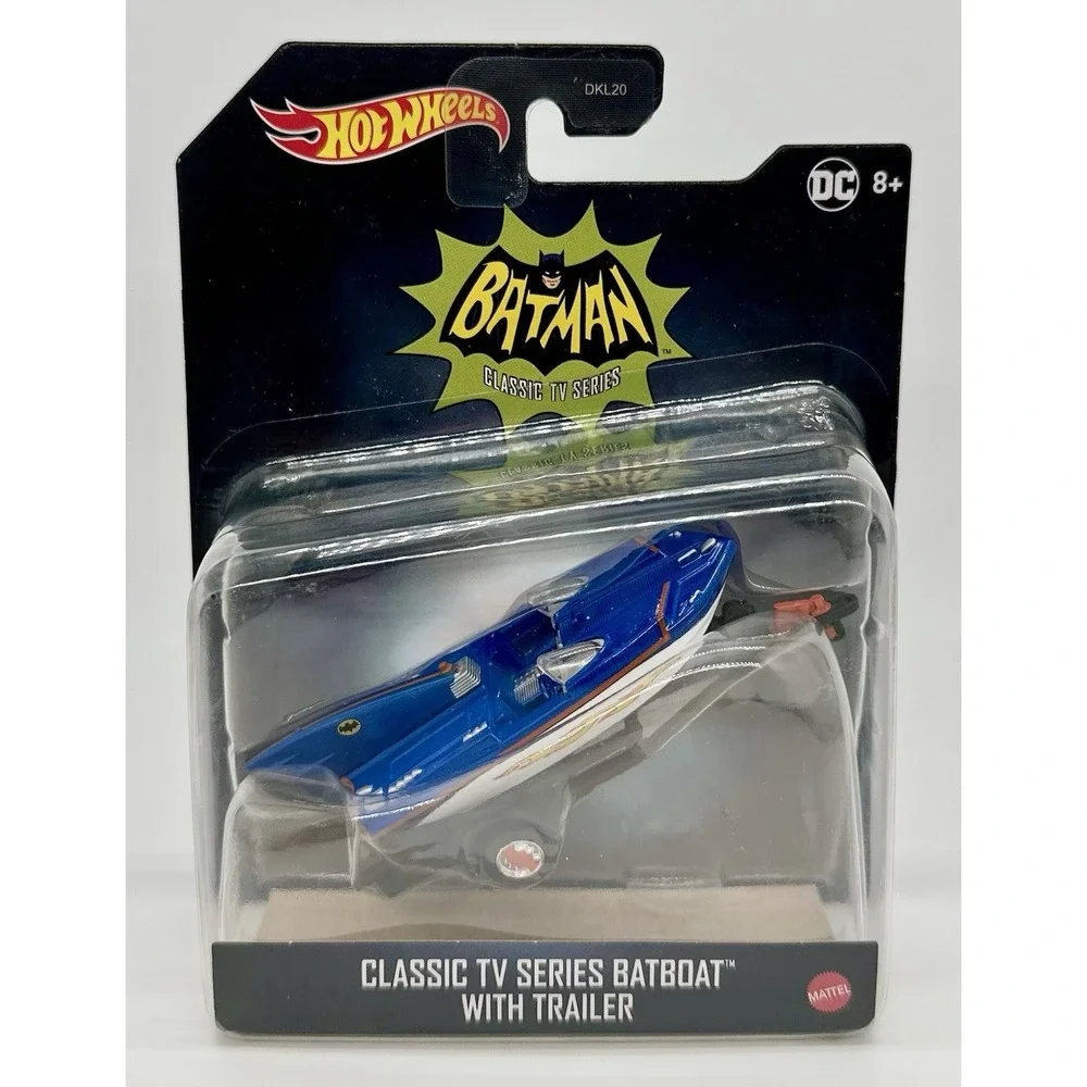 Hot Wheels Batman Lot of 3 Super Friends Armored Batmobile Batboat Trailer 1:50